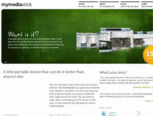 Tablet Screenshot of mediastick.com